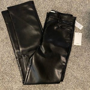 Aritzia Melina Leather Pant Size 4